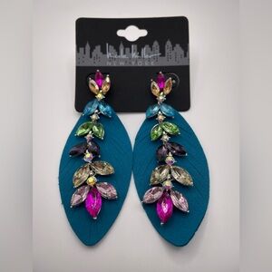 Nicole Miller New York Stoned Drop Earrings